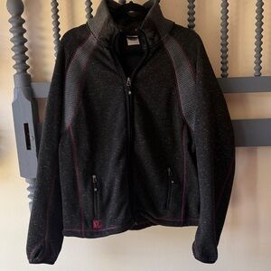 Harley-Davidson Dark Bomber Jacket with Subtle Red Highlights
